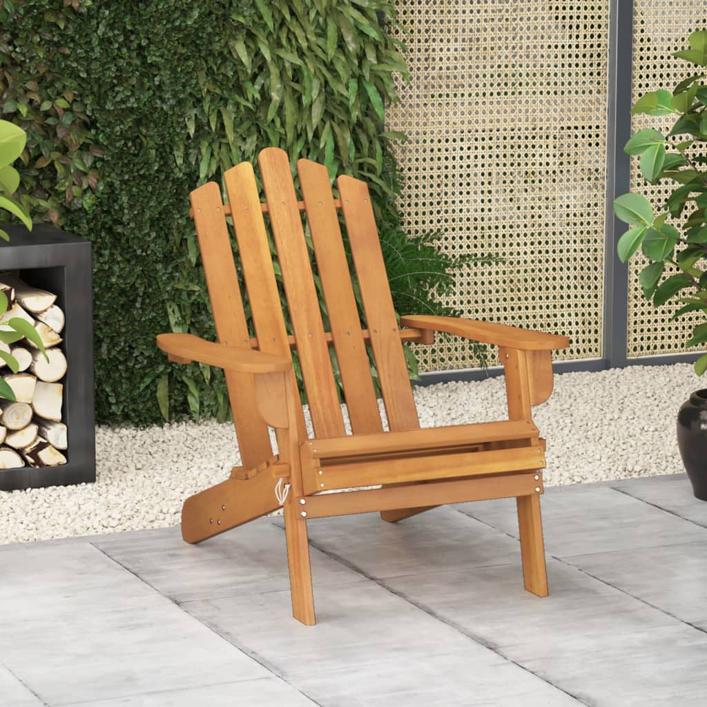 Garden Adirondack Chairs 2 Pcs Solid Wood Acacia
