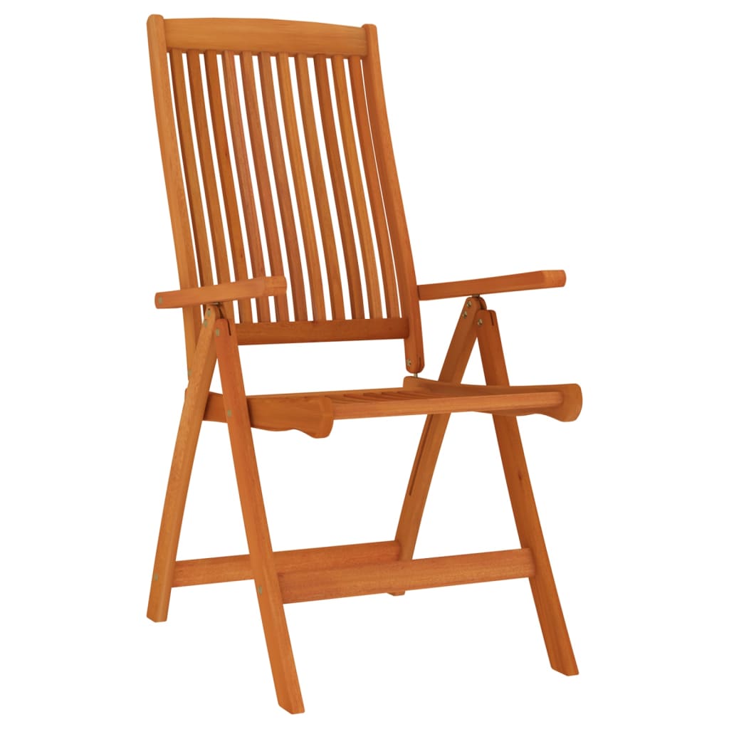 Folding Garden Chairs 4 Pcs Solid Wood Eucalyptus