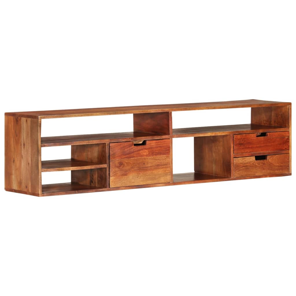Tv Cabinet 140X30X Solid Acacia Wood