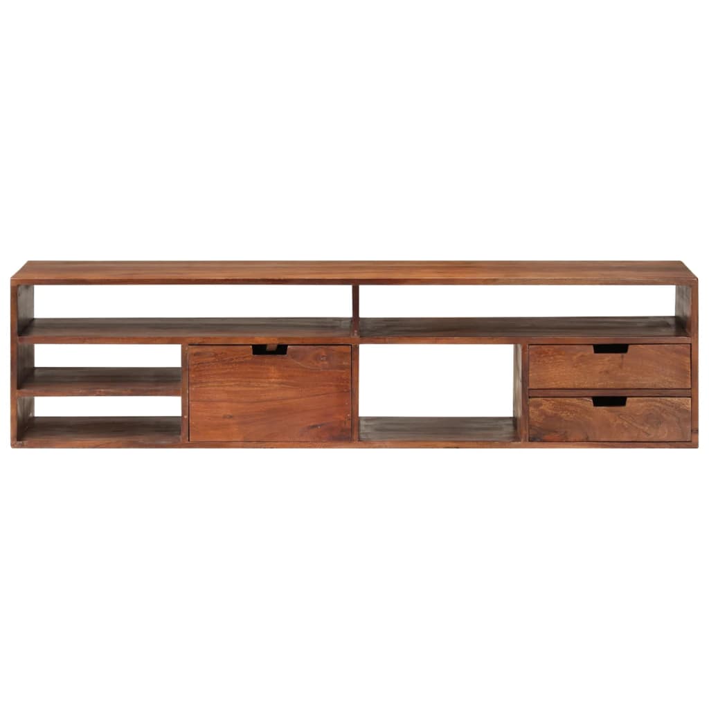Tv Cabinet 140X30X Solid Acacia Wood