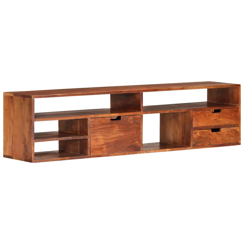 Tv Cabinet 140X30X Solid Acacia Wood