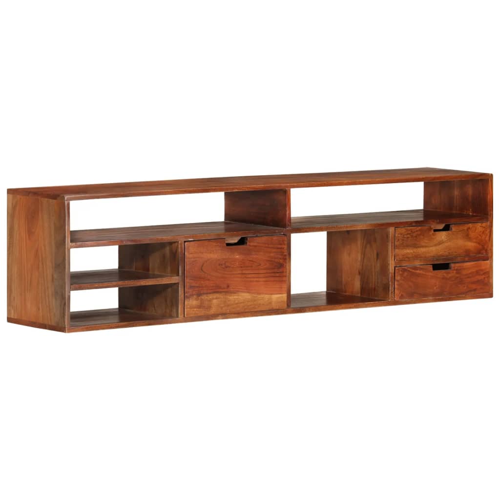 Tv Cabinet 140X30X Solid Acacia Wood