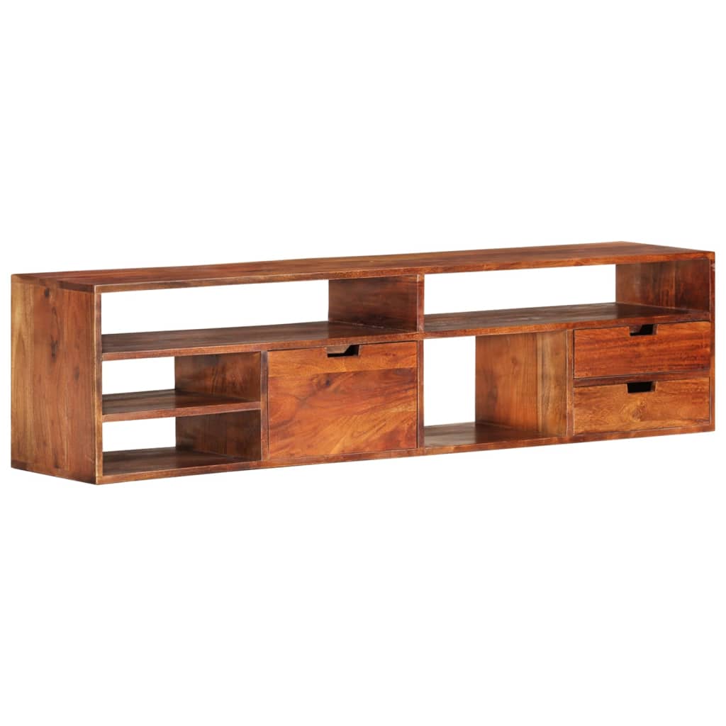 Tv Cabinet 140X30X Solid Acacia Wood
