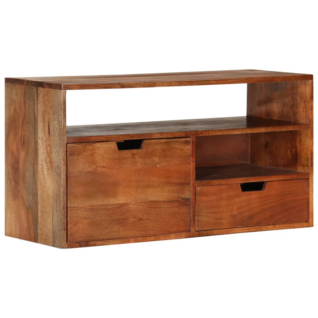 Tv Cabinet 140X30X Solid Acacia Wood