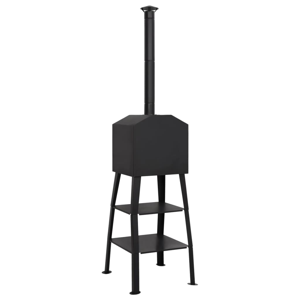 Outdoor Pizza Oven Charcoal Fired With 2 Fireclay Stones