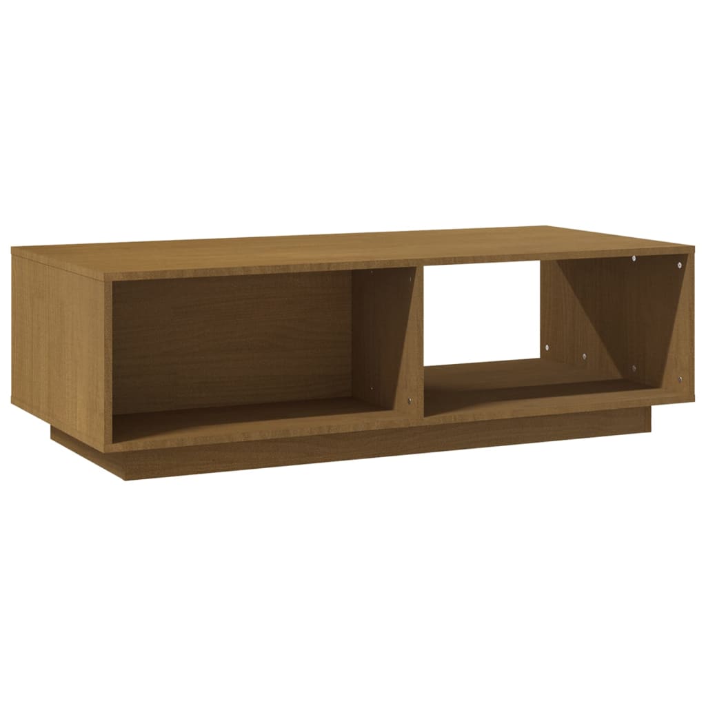 Coffee Table 110X50X33.5 Cm Solid Pinewood
