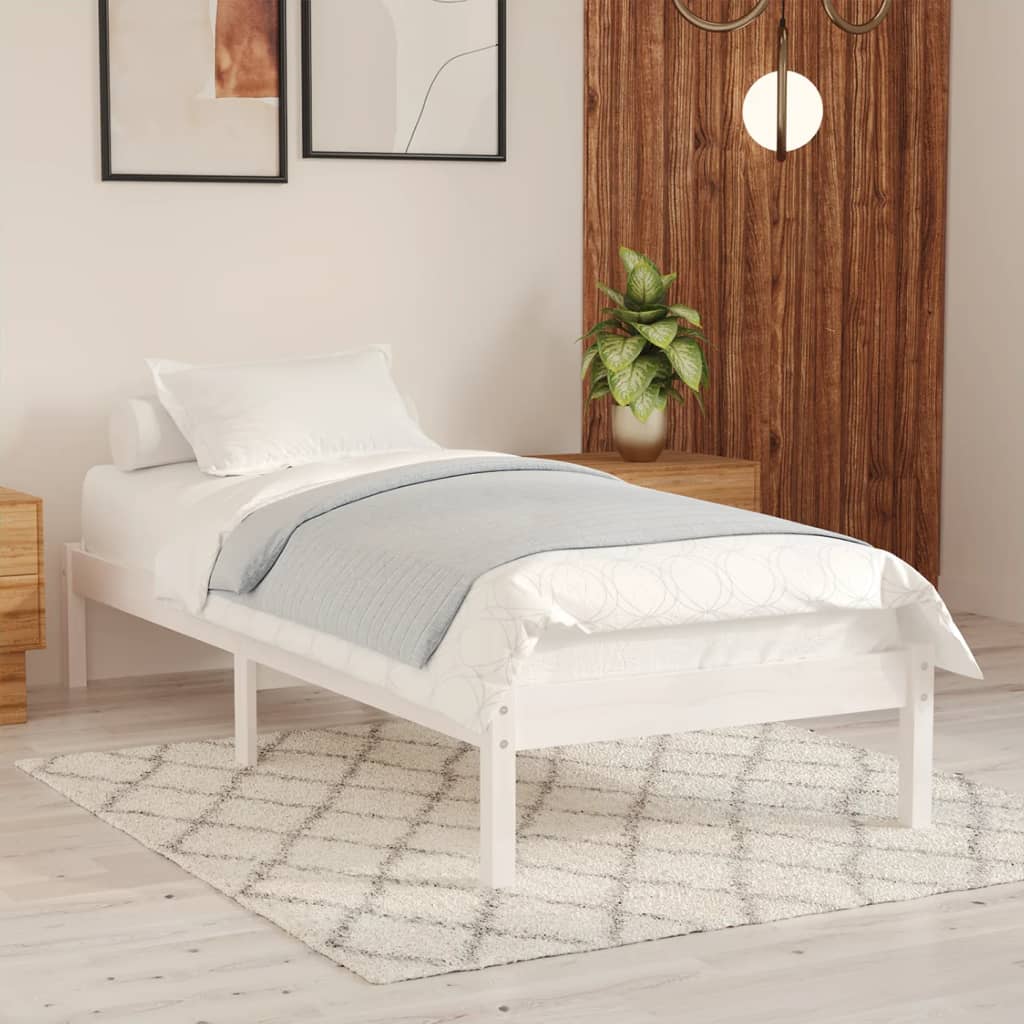 810005 Bed Frame Without Mattress Solid Wood