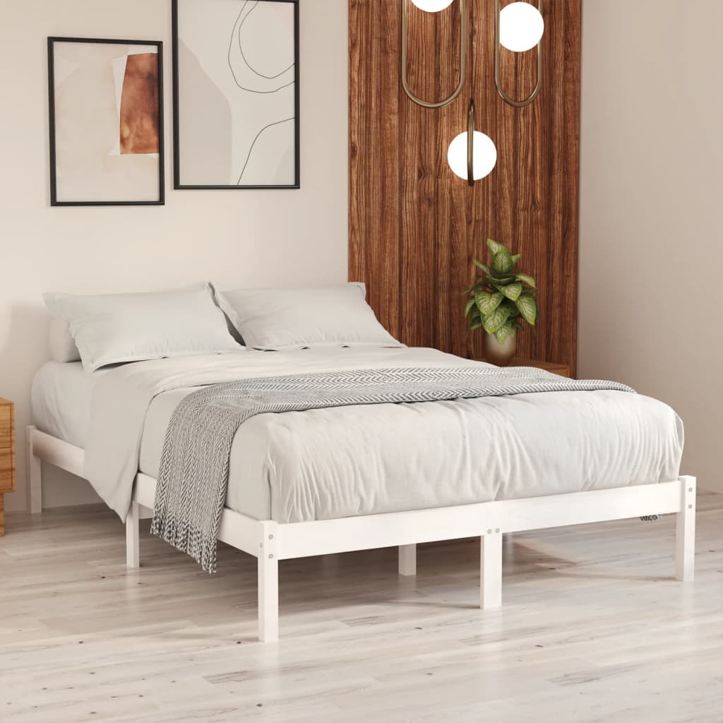 810005 Bed Frame Without Mattress Solid Wood