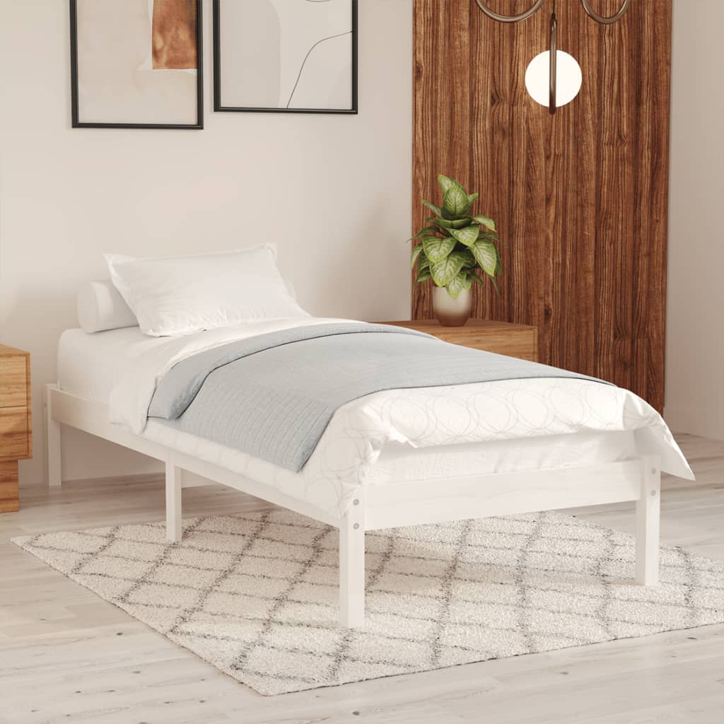 810005 Bed Frame Without Mattress Solid Wood