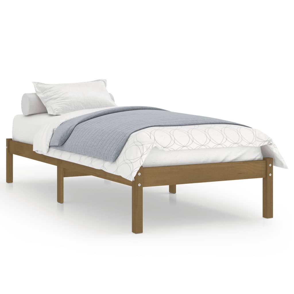 810005 Bed Frame Without Mattress Solid Wood