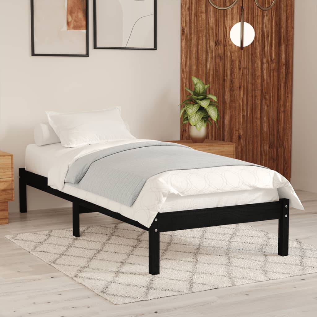 810005 Bed Frame Without Mattress Solid Wood