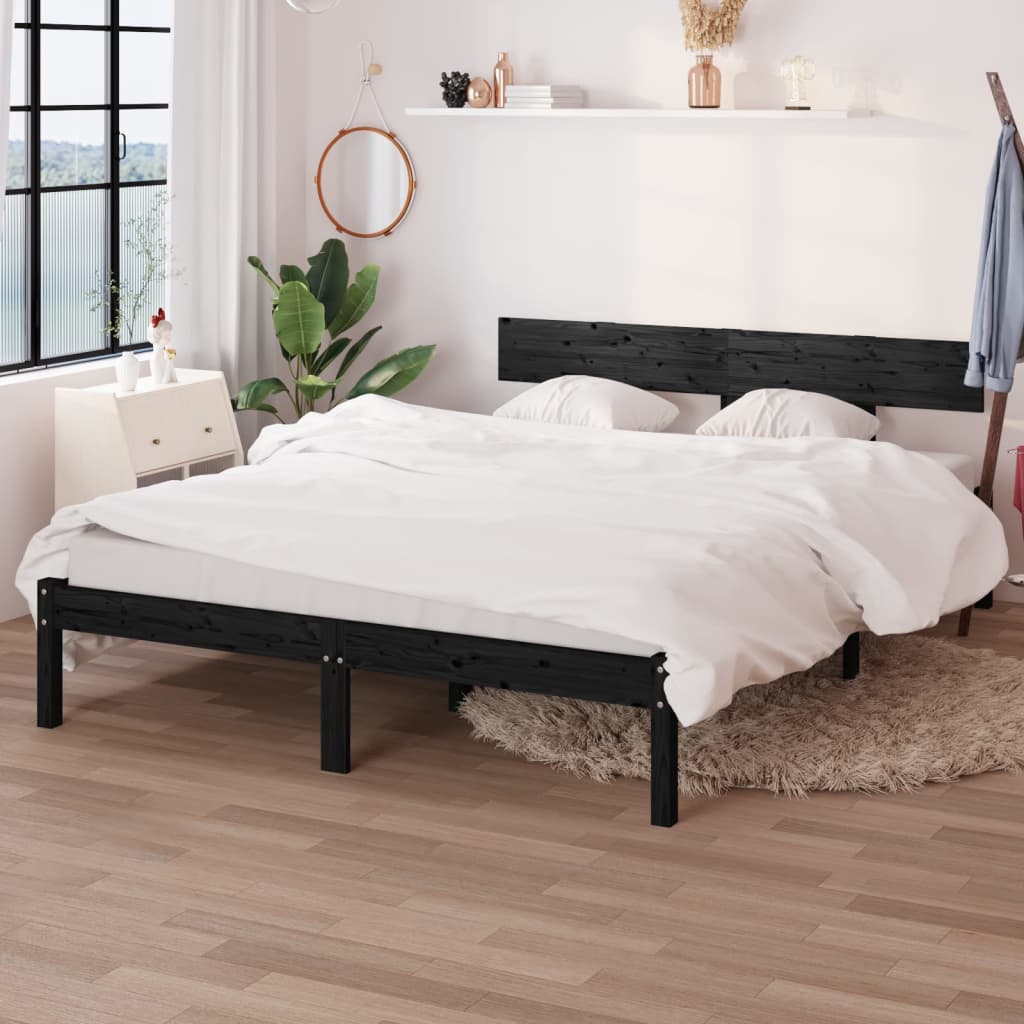 Bed Frame Without Mattress Solid Wood