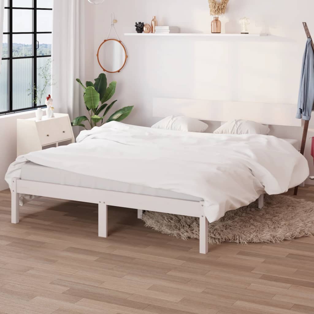 Bed Frame Without Mattress Solid Wood