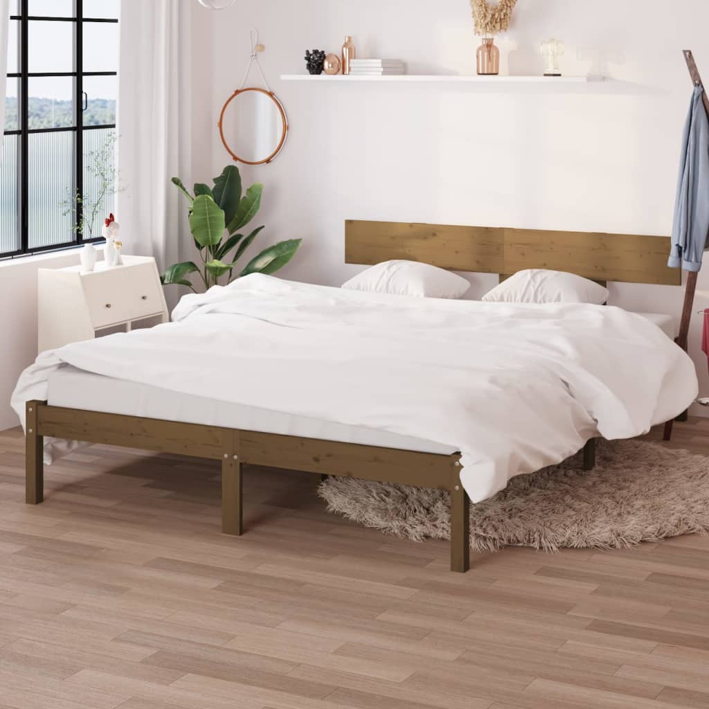 Bed Frame Without Mattress Solid Wood