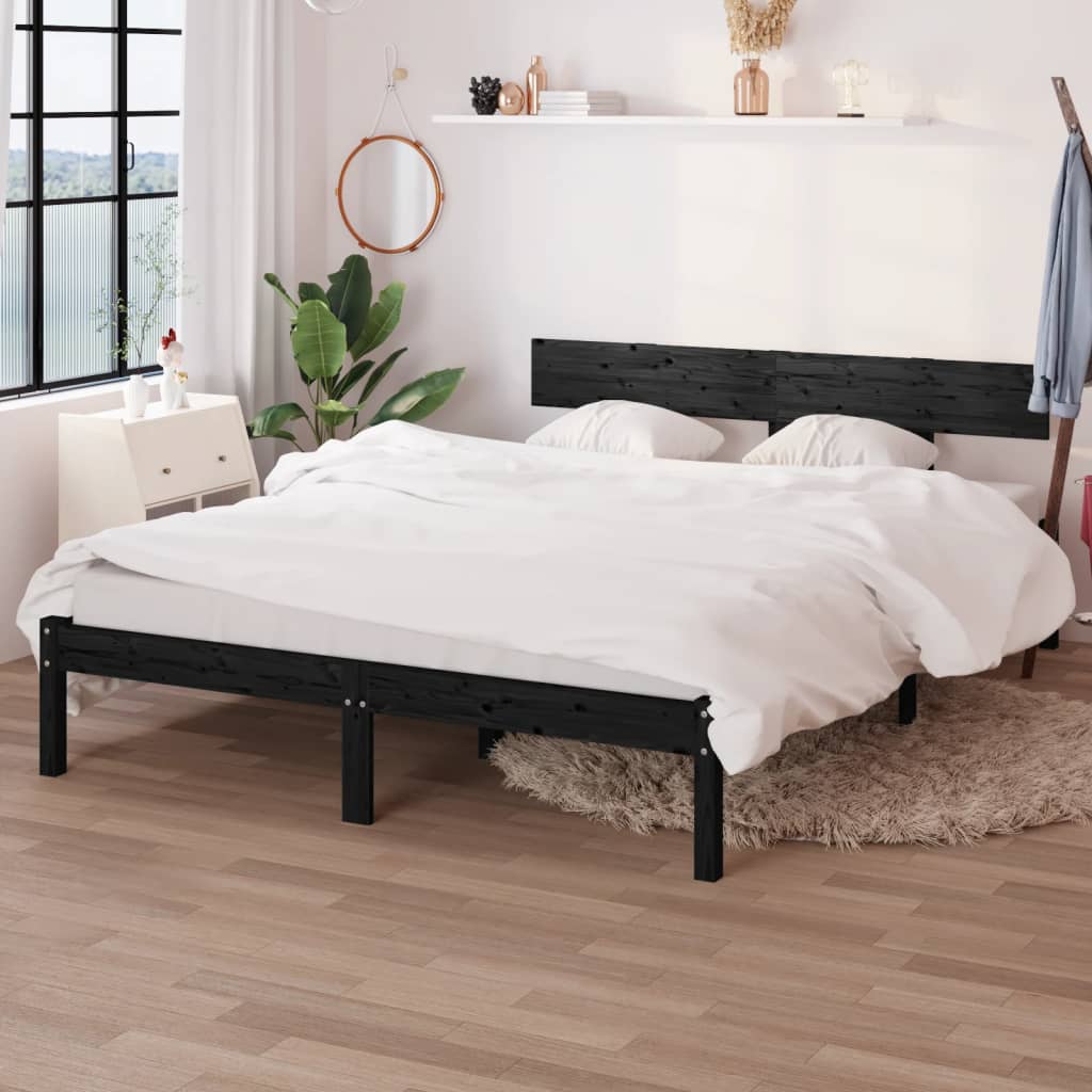 Bed Frame Without Mattress Solid Wood