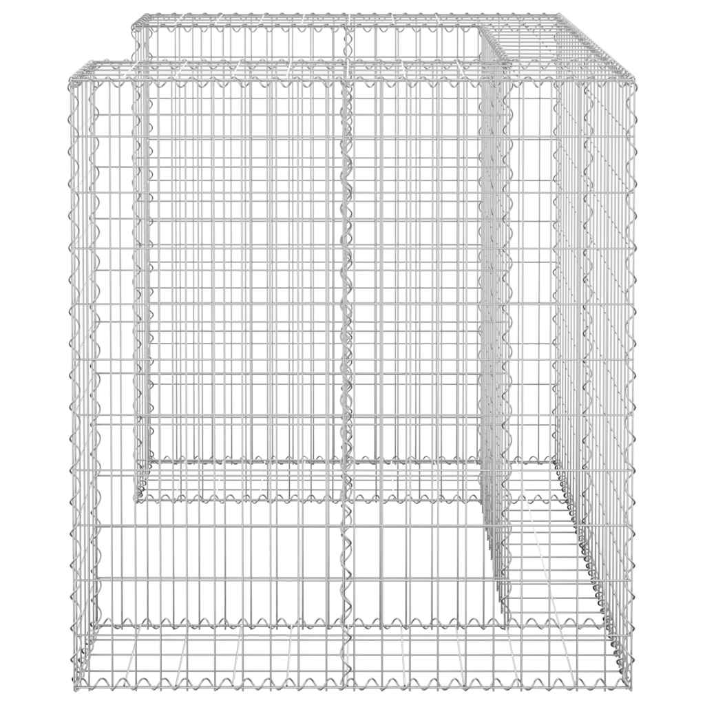 Gabion Wall For Garbage Bin Galvanised Steel
