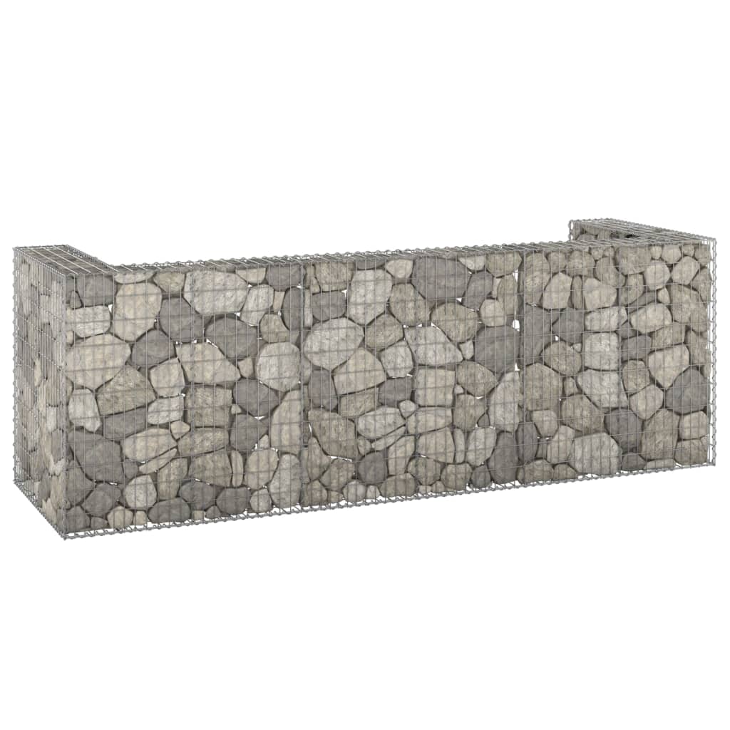 Gabion Wall For Garbage Bin Galvanised Steel