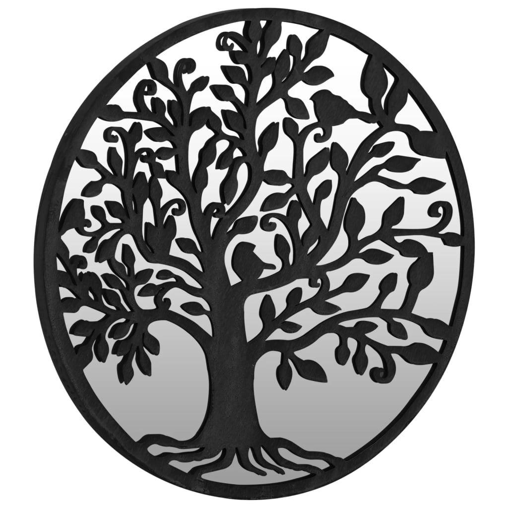 Garden Mirror Iron Round For Outdoor Use