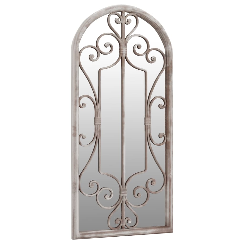 Garden Mirror Iron For Outdoor Use