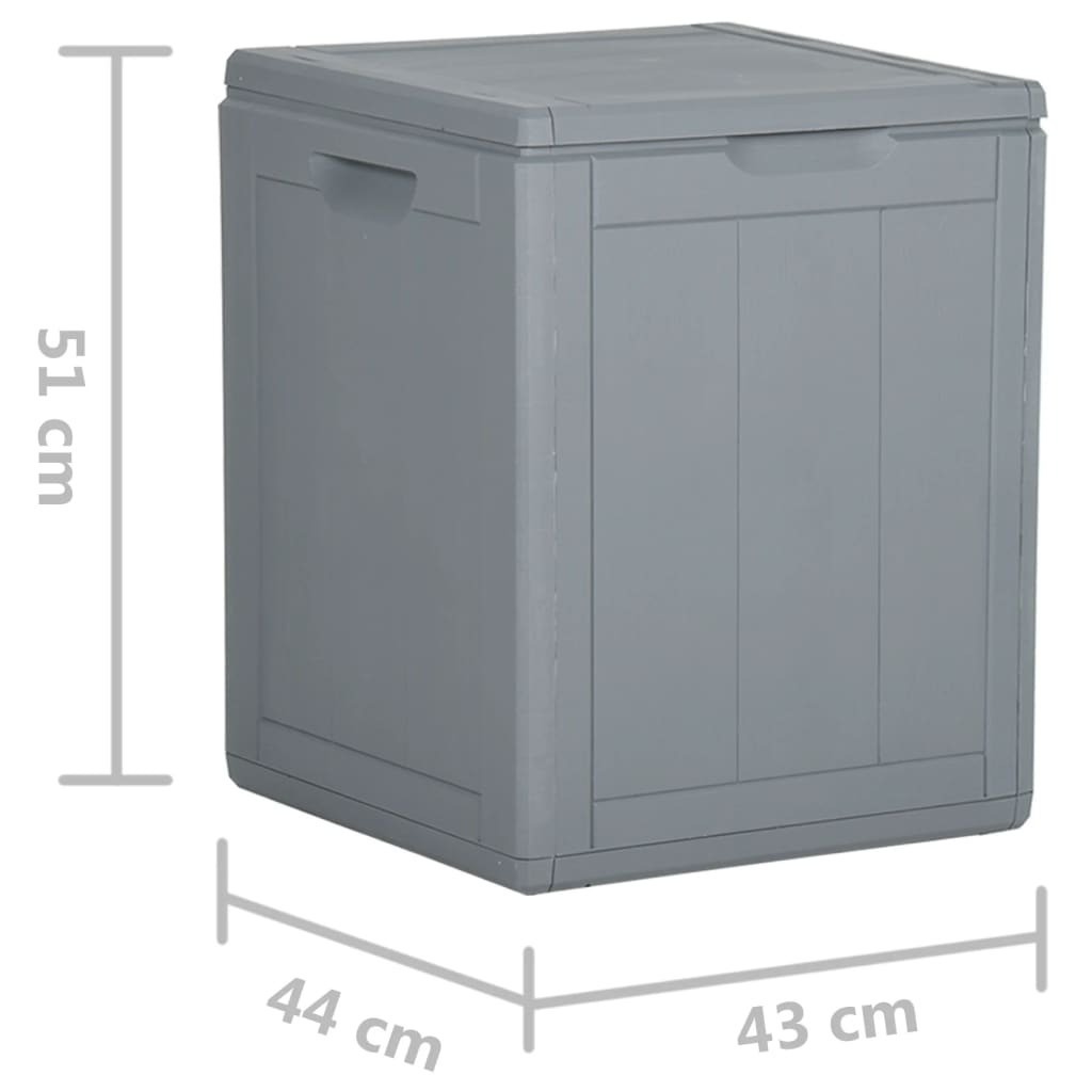Garden Storage Box 90L Pp Wood Look