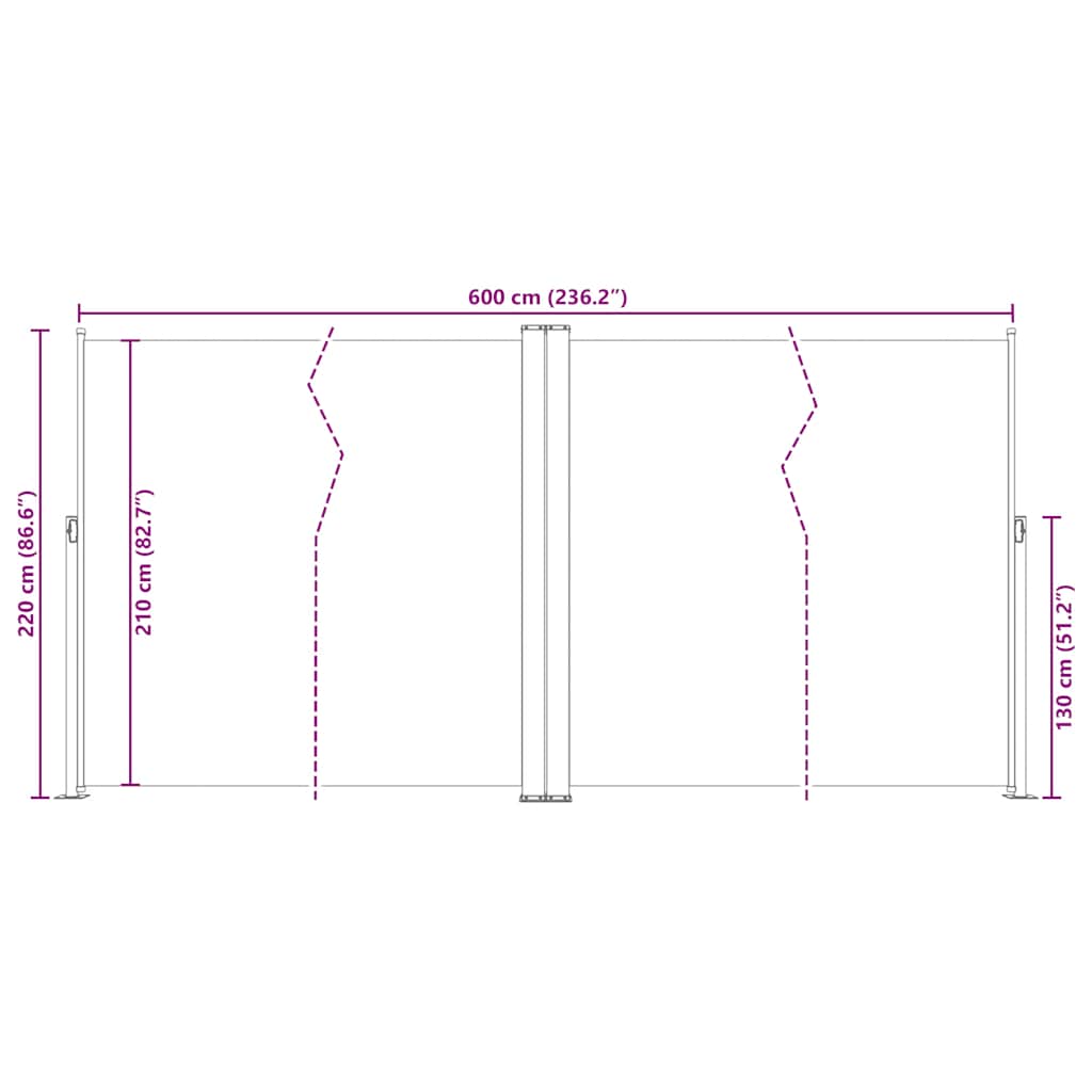 Retractable Side Awning