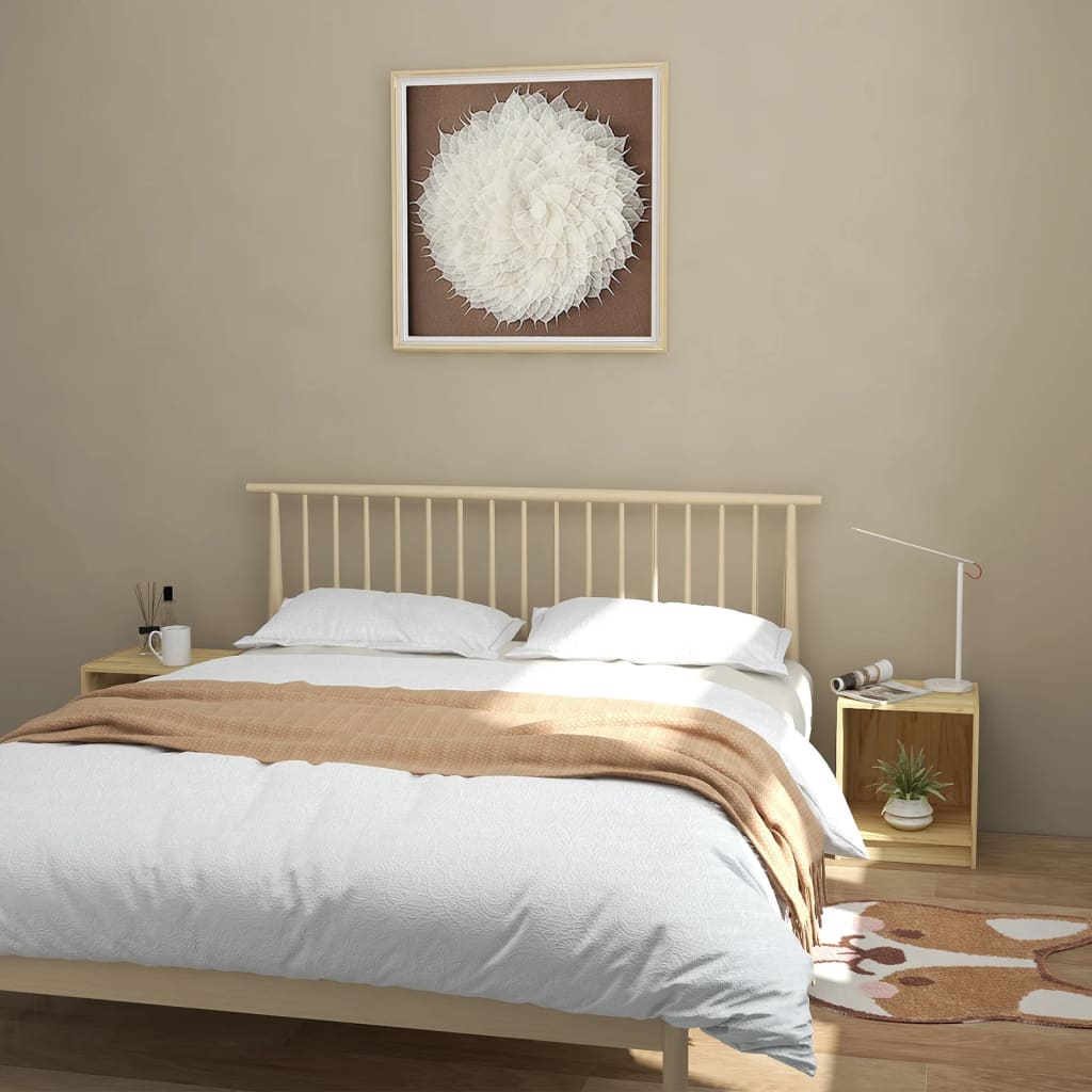 Bedside Cabinets 2 Pcs 35.5X33.5X41.5 Cm Solid Pinewood