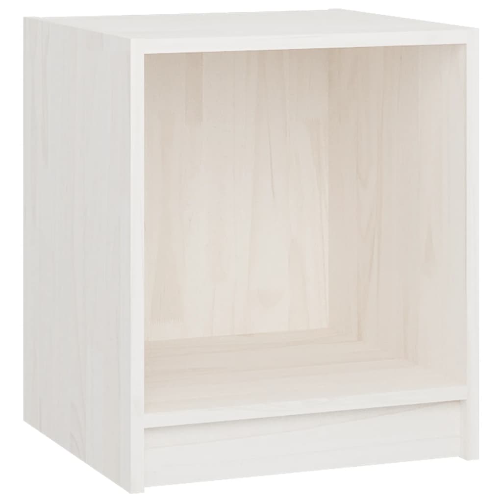 Bedside Cabinets 2 Pcs 35.5X33.5X41.5 Cm Solid Pinewood