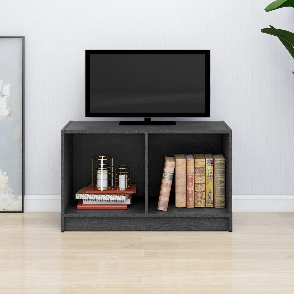 Tv Cabinet 70X33X42 Cm Solid Pinewood