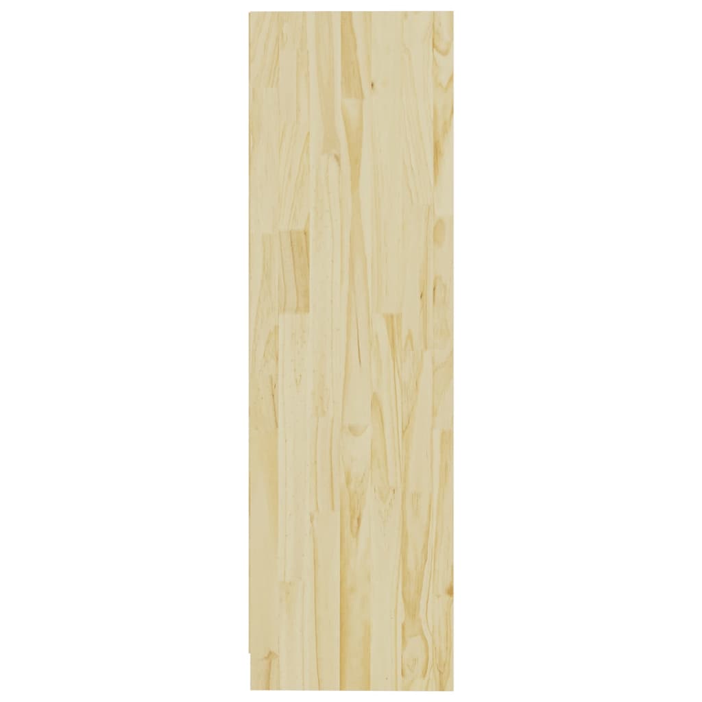 Book Cabinet 70X33X110 Cm Solid Pinewood