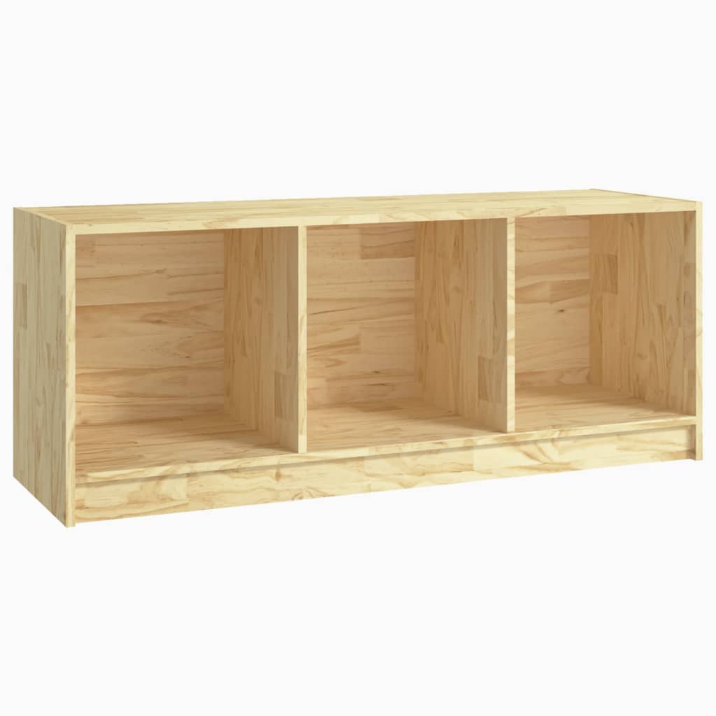 Tv Cabinet 104X33X41 Cm Solid Pinewood