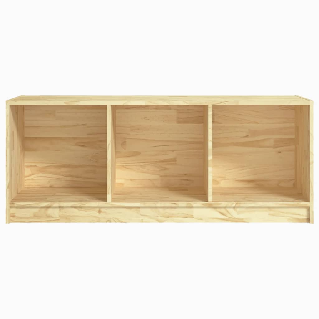 Tv Cabinet 104X33X41 Cm Solid Pinewood