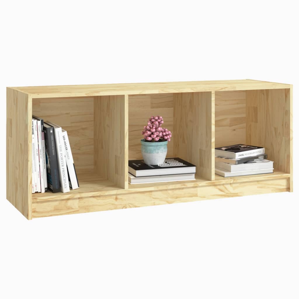 Tv Cabinet 104X33X41 Cm Solid Pinewood
