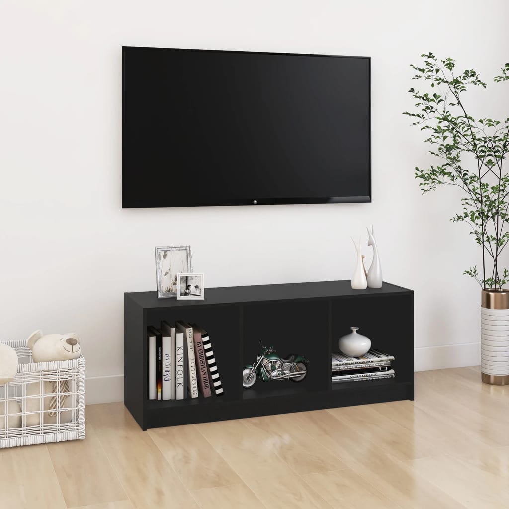 Tv Cabinet 104X33X41 Cm Solid Pinewood