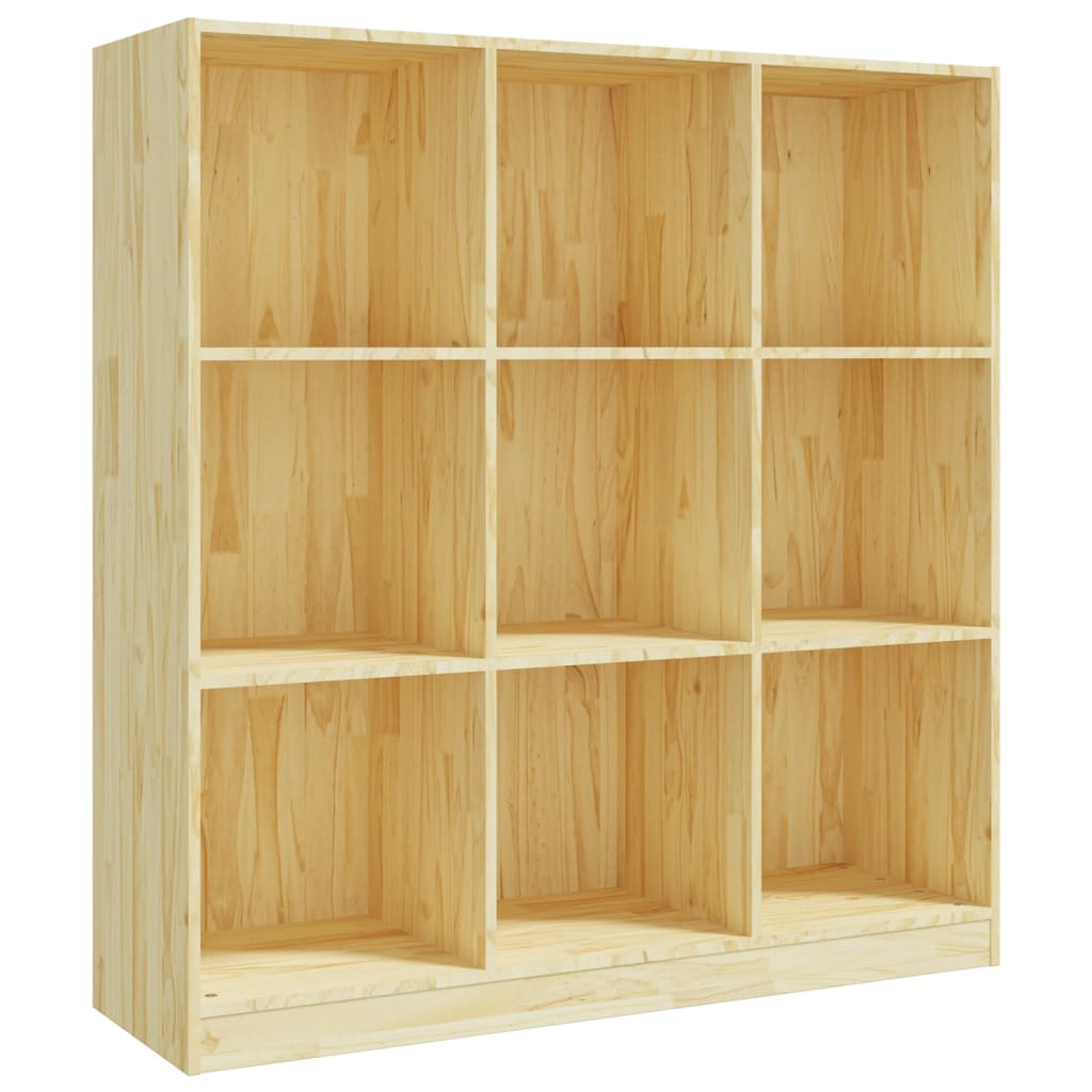 Book Cabinet/Room Divider 104X33.5X110 Cm Solid Pinewood