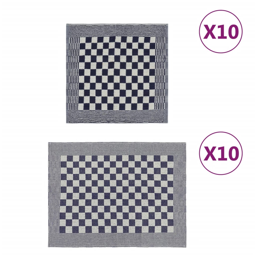 50 Piece Towel Set Cotton