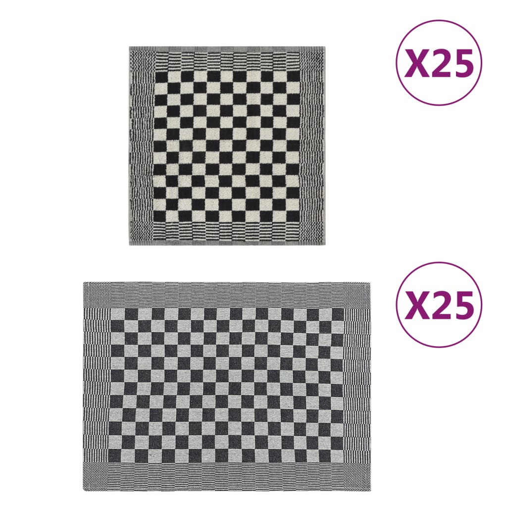 50 Piece Towel Set Cotton