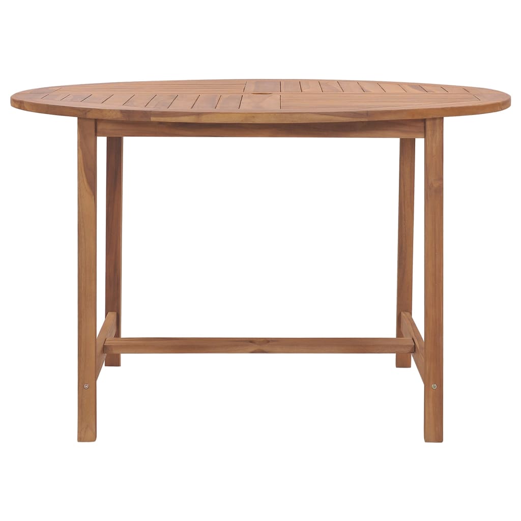 Garden Dining Table Ø110X75 Cm Solid Wood Teak