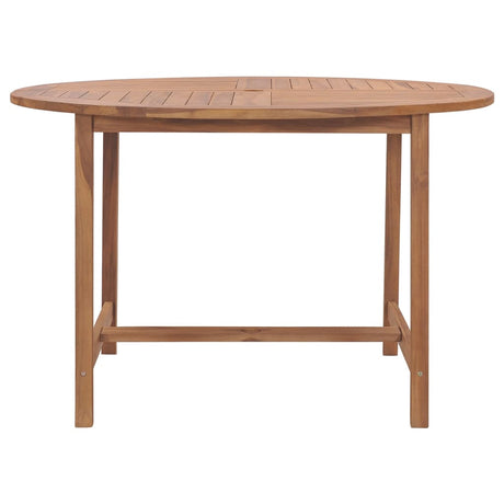 Garden Dining Table Ø110X75 Cm Solid Wood Teak