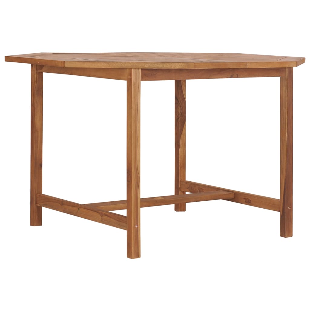 Garden Dining Table Ø110X75 Cm Solid Wood Teak