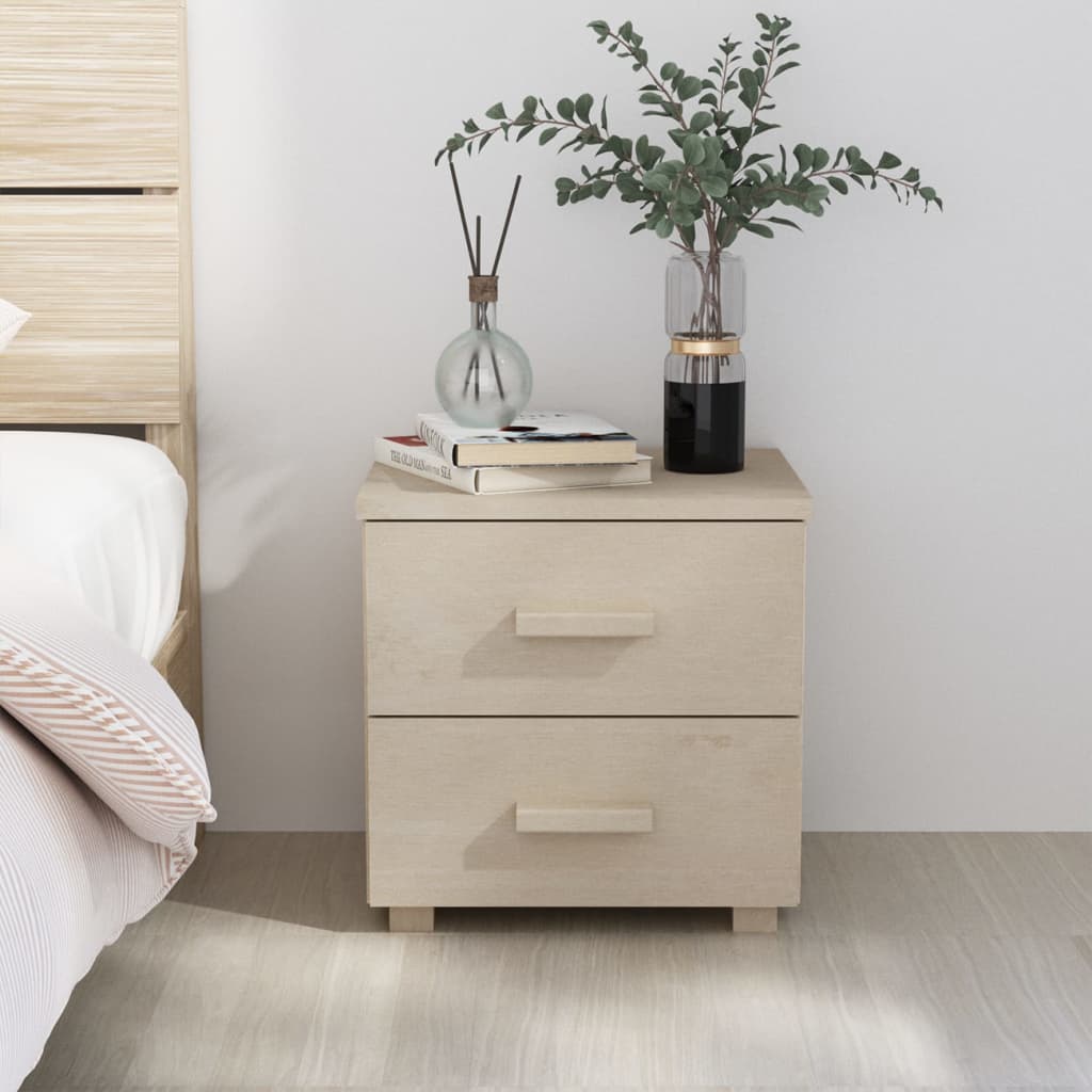 Bedside Cabinets Hamar 2 Pcs 40X35X44.5Cm Solid Wood