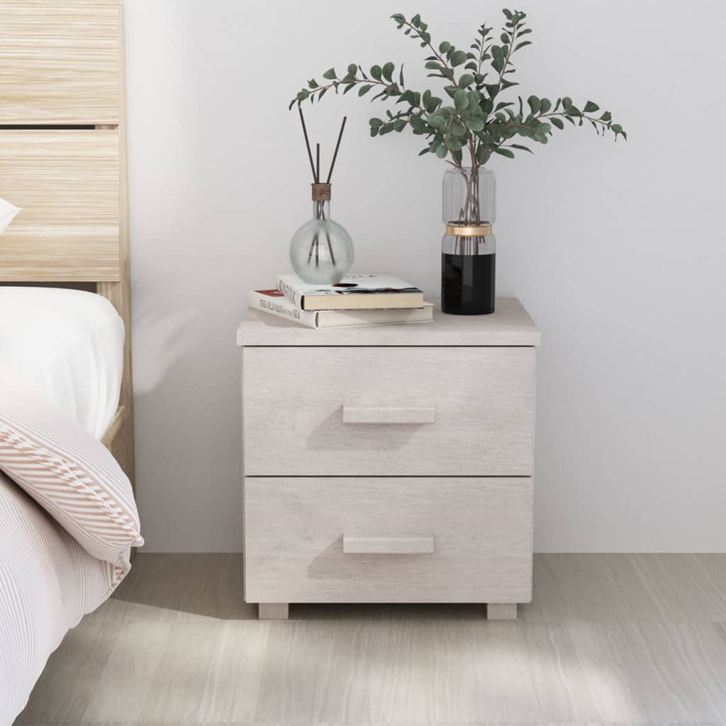 Bedside Cabinets Hamar 2 Pcs 40X35X44.5Cm Solid Wood