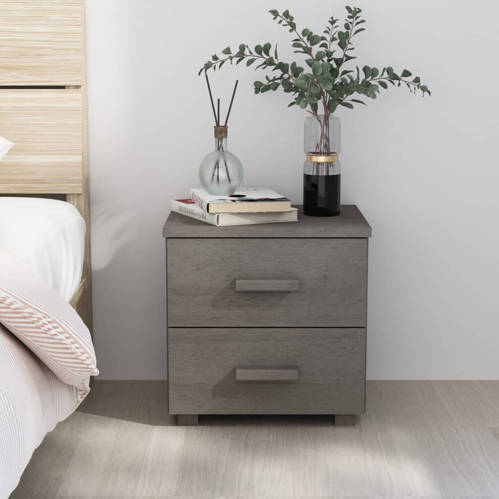 Bedside Cabinets Hamar 2 Pcs 40X35X44.5Cm Solid Wood