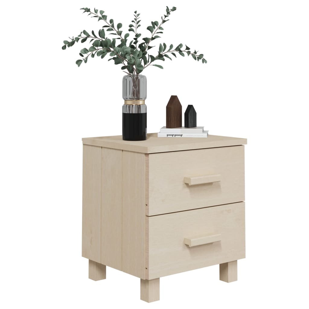 Bedside Cabinets Hamar 2 Pcs 40X35X44.5Cm Solid Wood