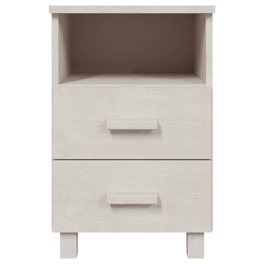 Bedside Cabinet Hamar 40X35X62 Cm Solid Wood Pine