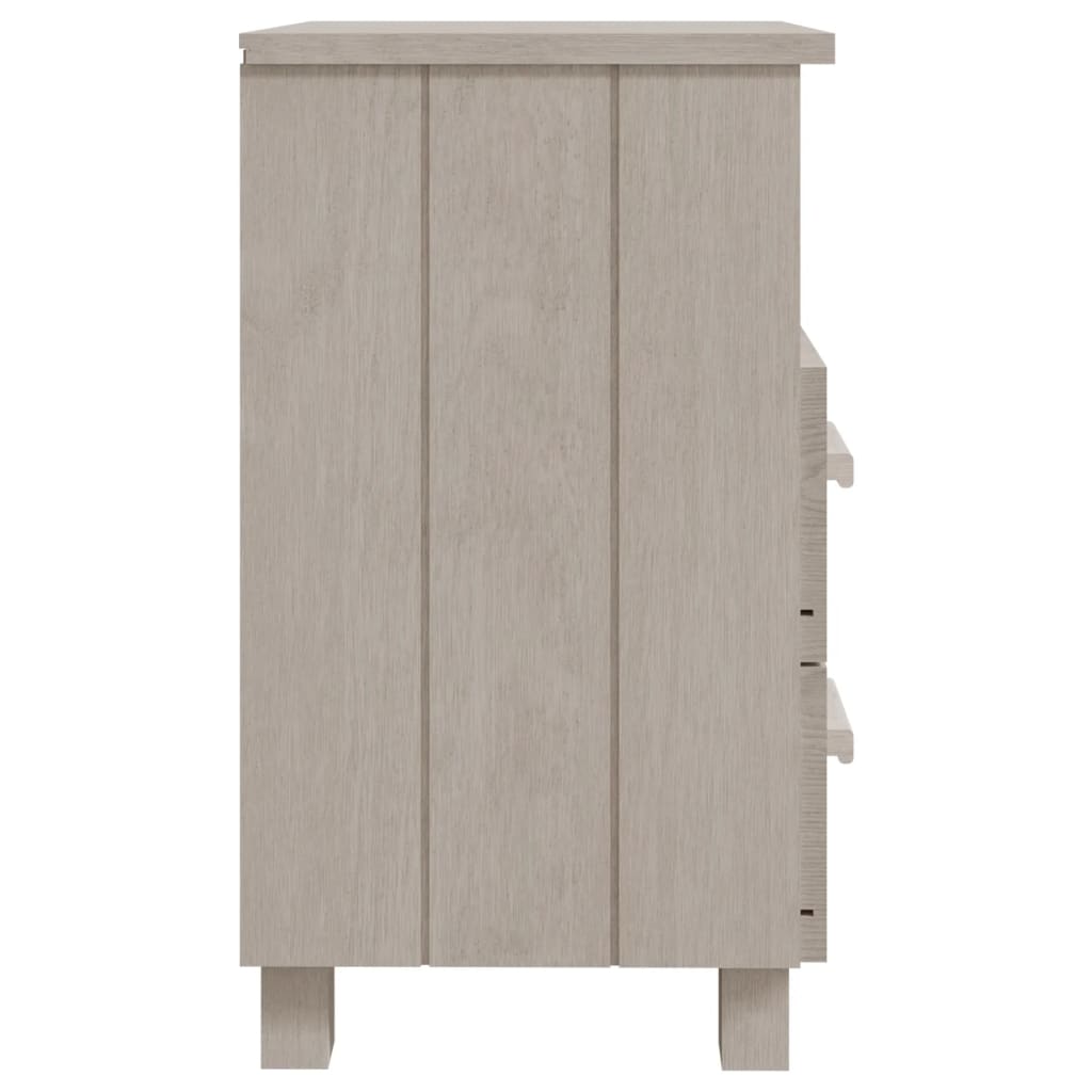 Bedside Cabinet Hamar 40X35X62 Cm Solid Wood Pine