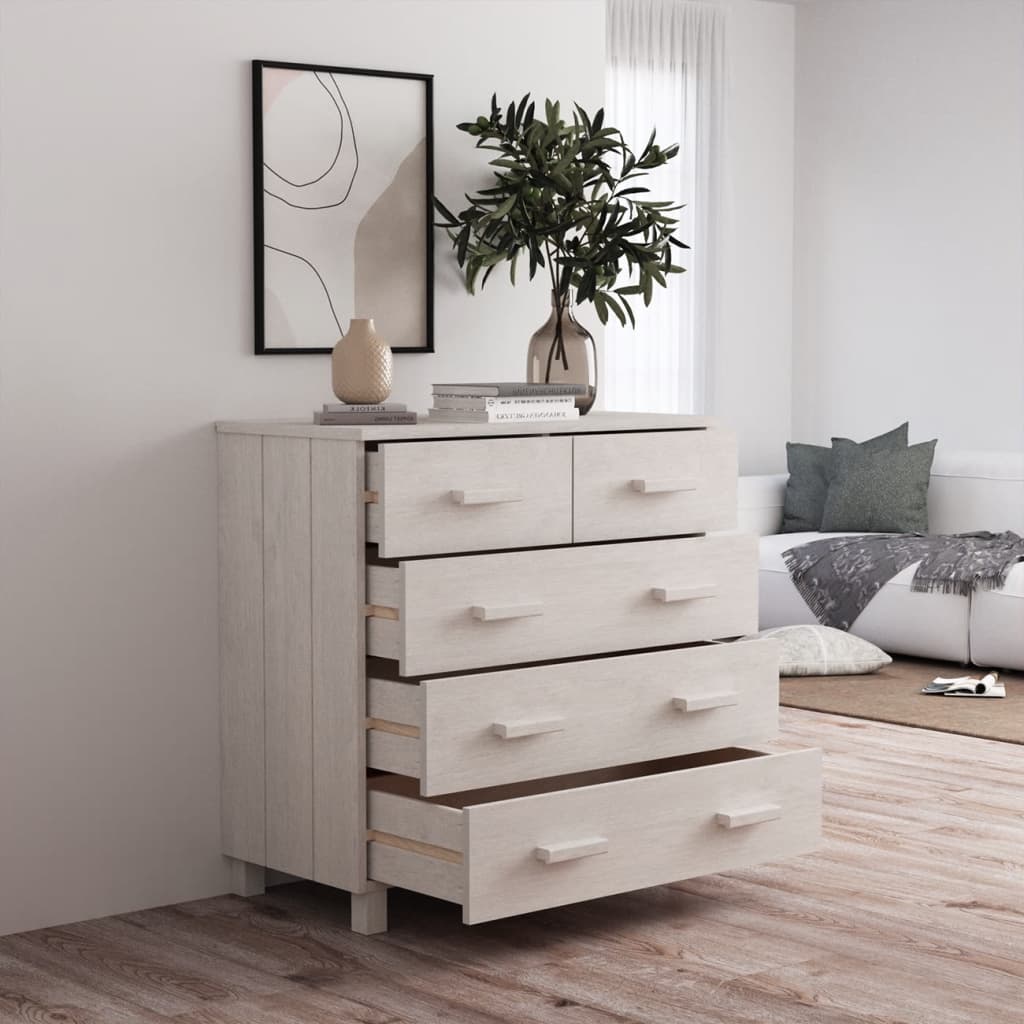 Sideboard Hamar 79X40X80 Cm Solid Wood Pine
