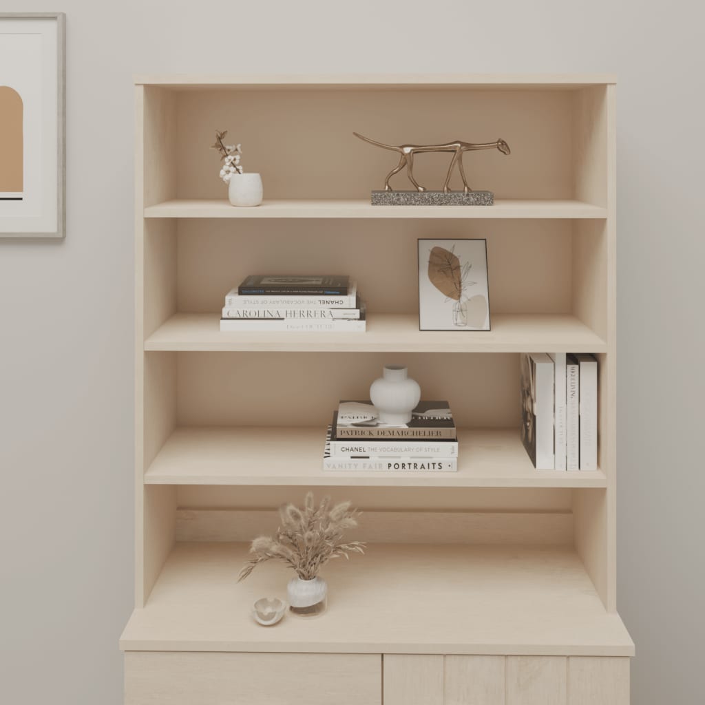 Top For Highboard Hamar 90X30X100Cm Solid Wood Pine