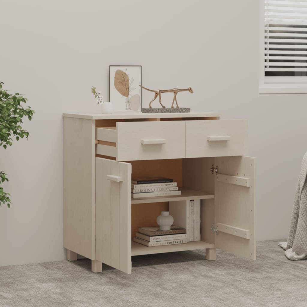 Sideboard Hamar 79X40X80 Cm Solid Wood Pine