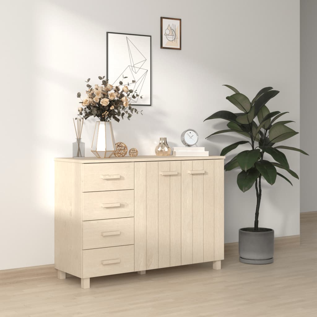 Sideboard Hamar 113X40X80 Cm Solid Wood Pine