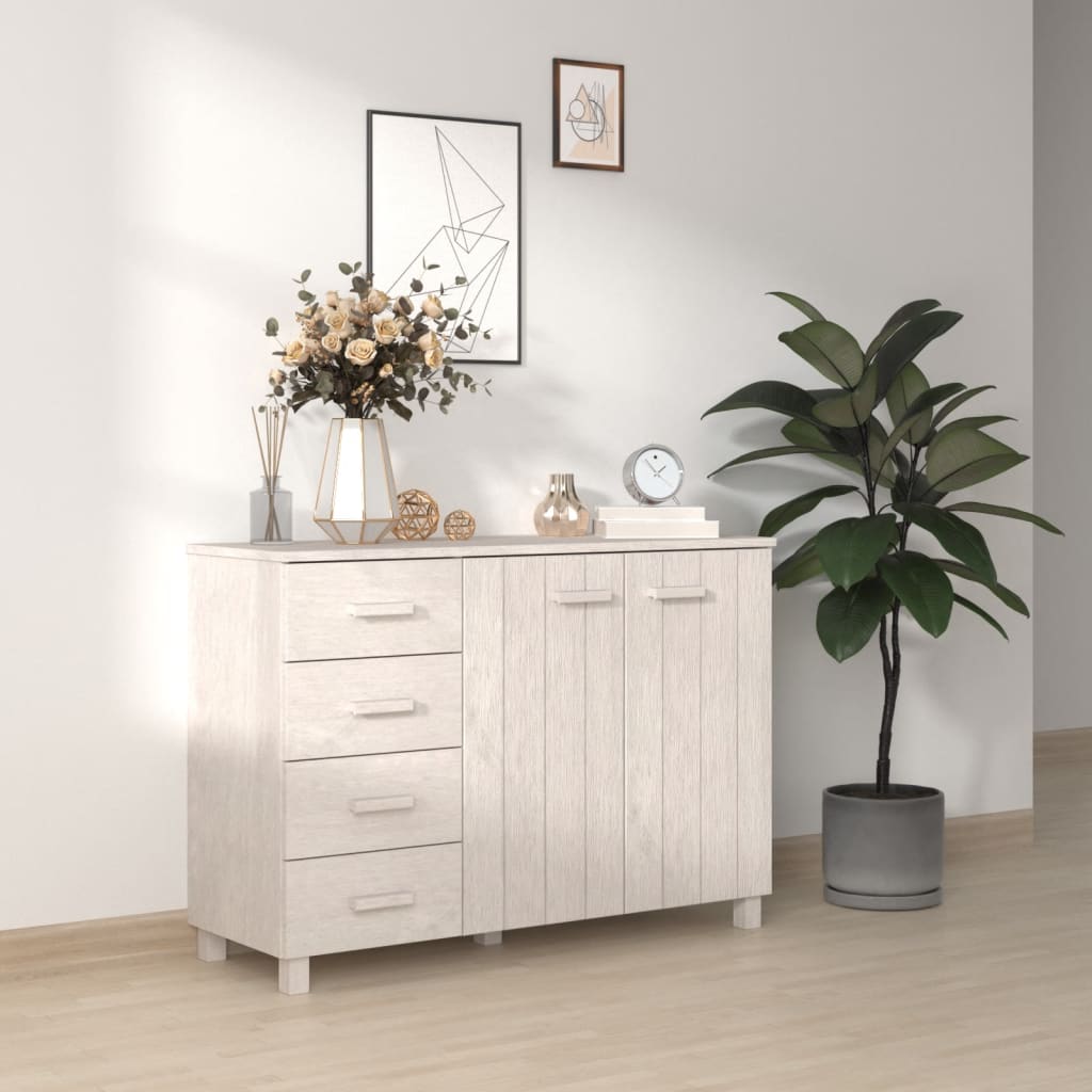 Sideboard Hamar 113X40X80 Cm Solid Wood Pine